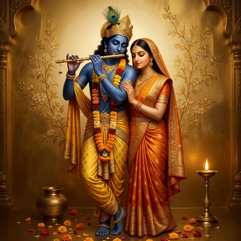 Radha Krishna Puja for Relationship Harmony — Radha and Krishna