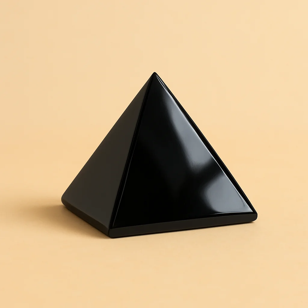 Black Obsidian Pyramid